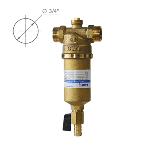 BWT Водоочиститель "BWT Protector Mini Г/в 3/4" прямая промывка