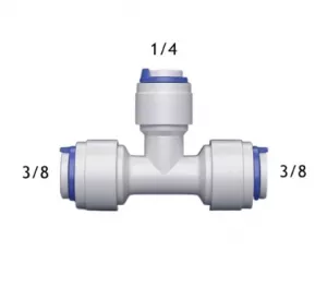 Фитинг тройник 3/8*1/4*3/8